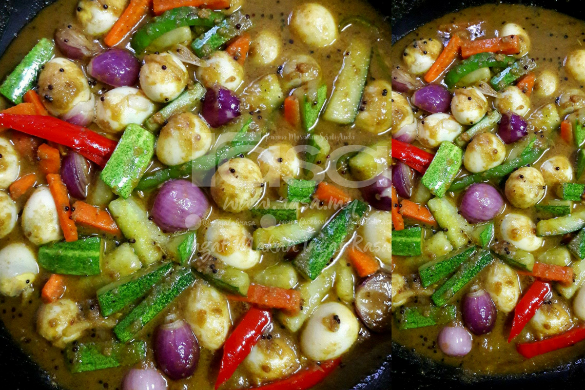 Acar Rempah Timun Telur Puyuh Terlajak Sedap - Rasa