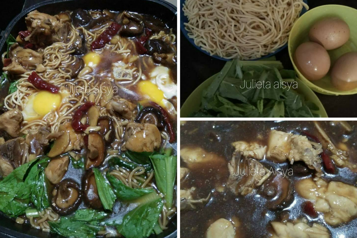 Resepi sizzling yee mee che nom