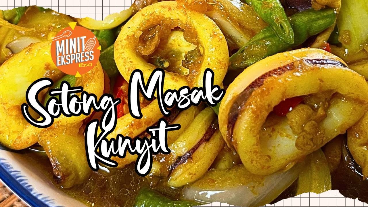 Sotong Masak Kunyit Paling Mudah Dan Sedap
