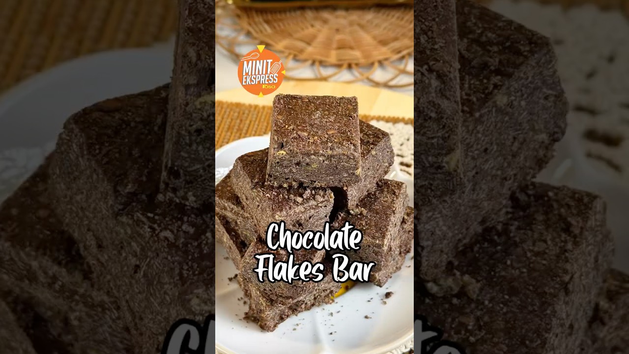 Chocolate Flakes Bar Rangup, Guna 3 Bahan Je