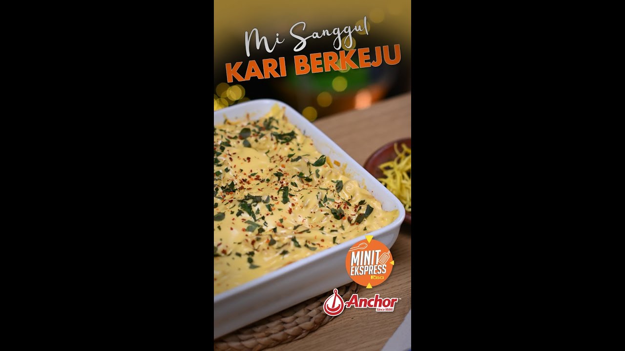 Resipi Mi Sanggul Kari Berkeju Achor