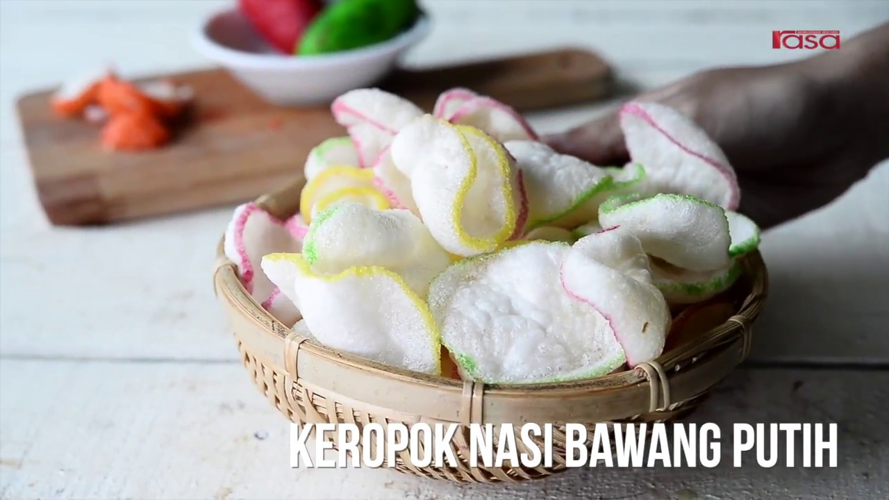 KEROPOK NASI BAWANG PUTIH