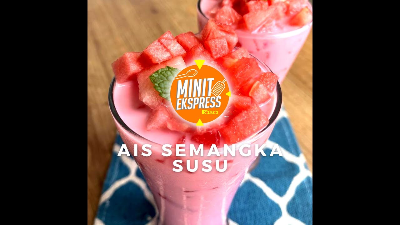 Ais Semangka Susu | Minit Ekspress