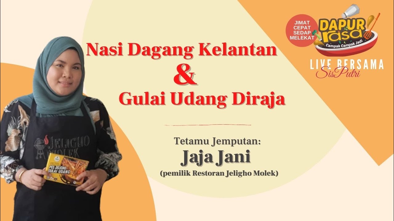 Nasi Dagang Kelantan & Gulai Udang Diraja | Dapur Rasa Live