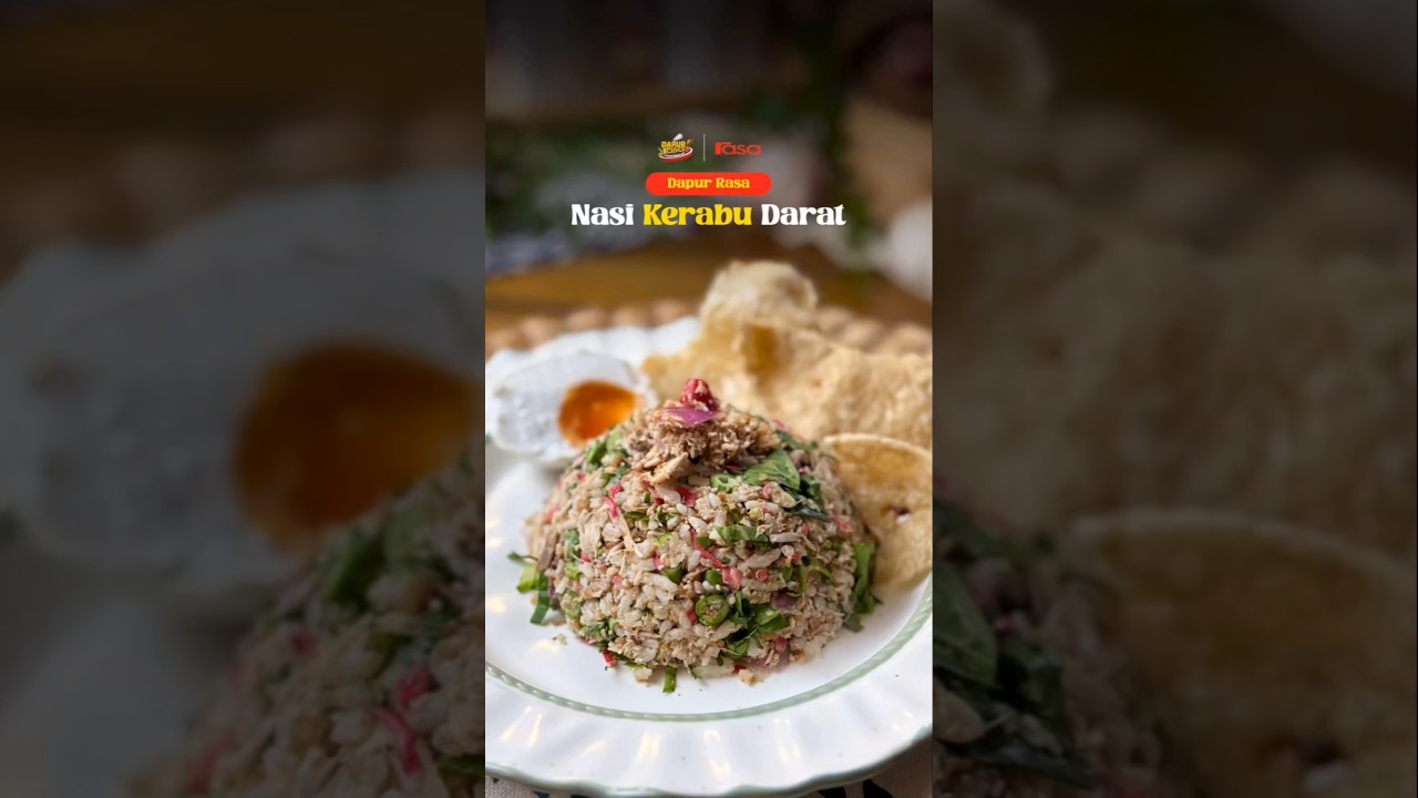 Resipi Nasi Kerabu Darat Paling Sedap. Sekali Cuba, Susah Berhenti Makan!