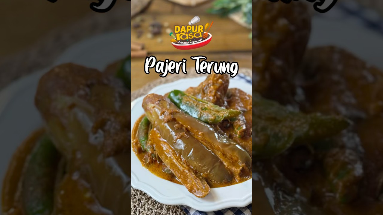 Pajeri Terung Power. Lemak, Manis, Pedas Semua Cukup!