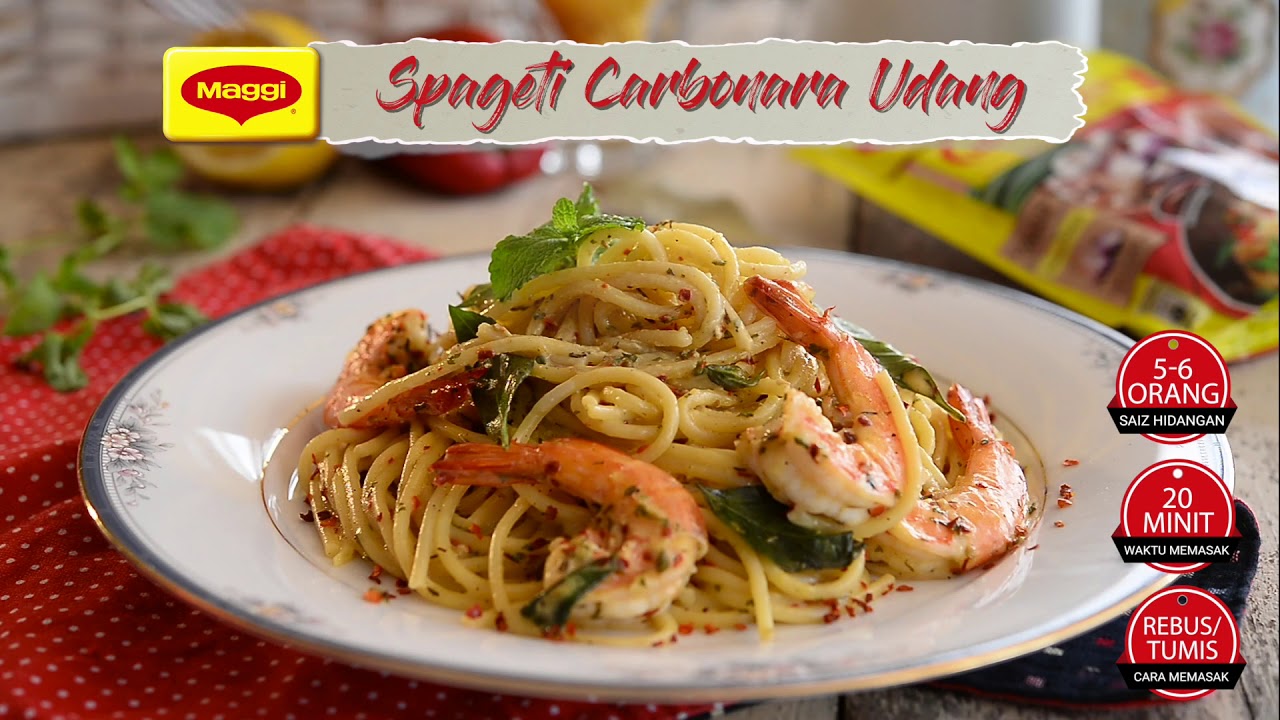3 Resipi Spageti Carbonara Paling Mudah & Lazat.