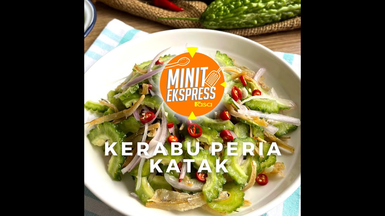 Kerabu Peria Katak Yang Mudah Dan Ringkas