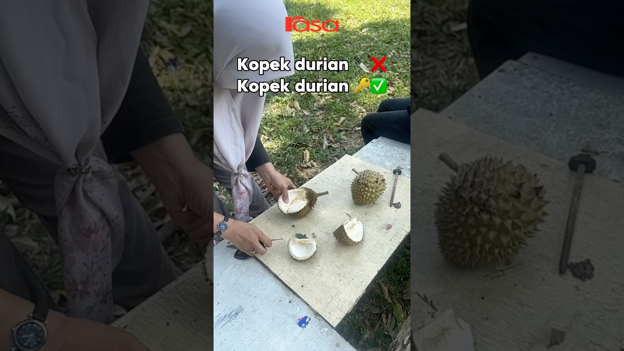 Bukak Durian Guna Kunci