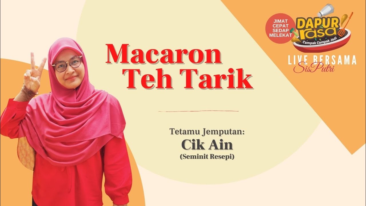 Macaron Teh Tarik