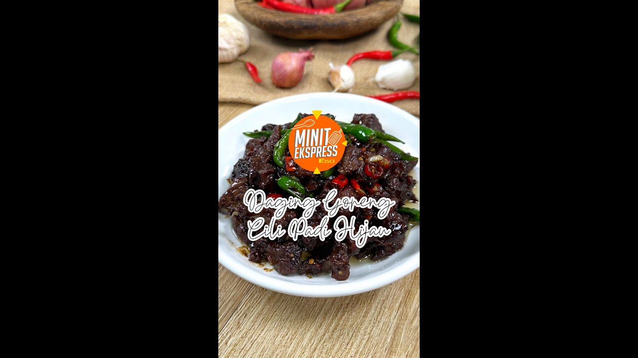 Daging Goreng Cili Padi Hijau
