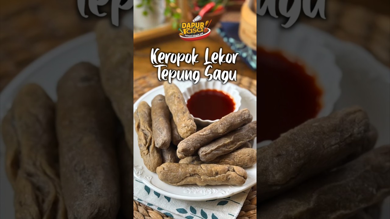 Kenyal, Lembut & Tak Liat! Keropok Lekor Tepung Sagu Ni Rasa Macam Asli Terengganu