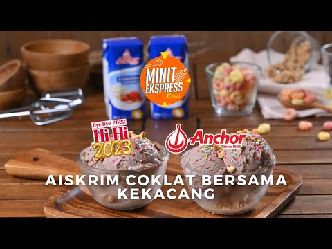 Aiskrim Coklat Bersama Kekacang