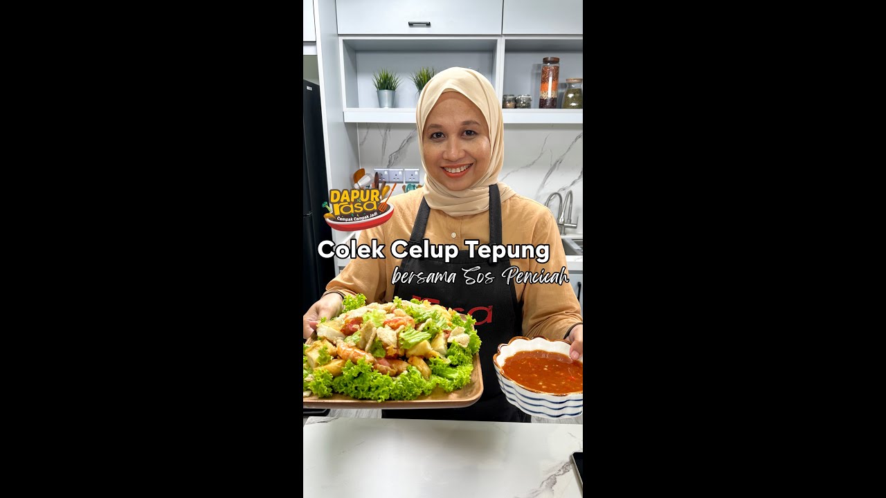 Colek Celup Tepung bersama Sos Pencicah