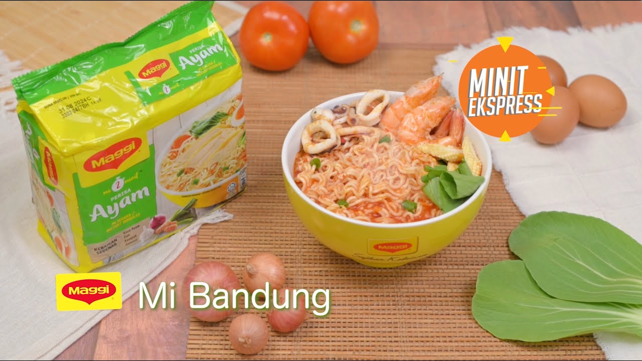 Resipi Maggi Mi Bandung | Minit Ekspress