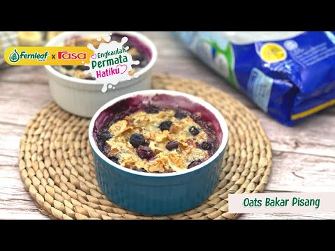 Oats Bakar Pisang