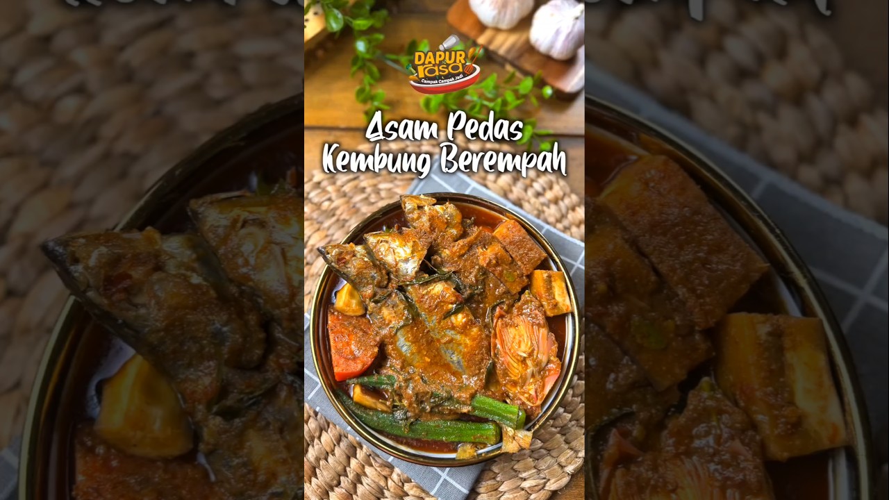 Pedas Menyengat & Berempah Kaw! Asam Pedas Kembung Ni Buat Nasi Tak Cukup