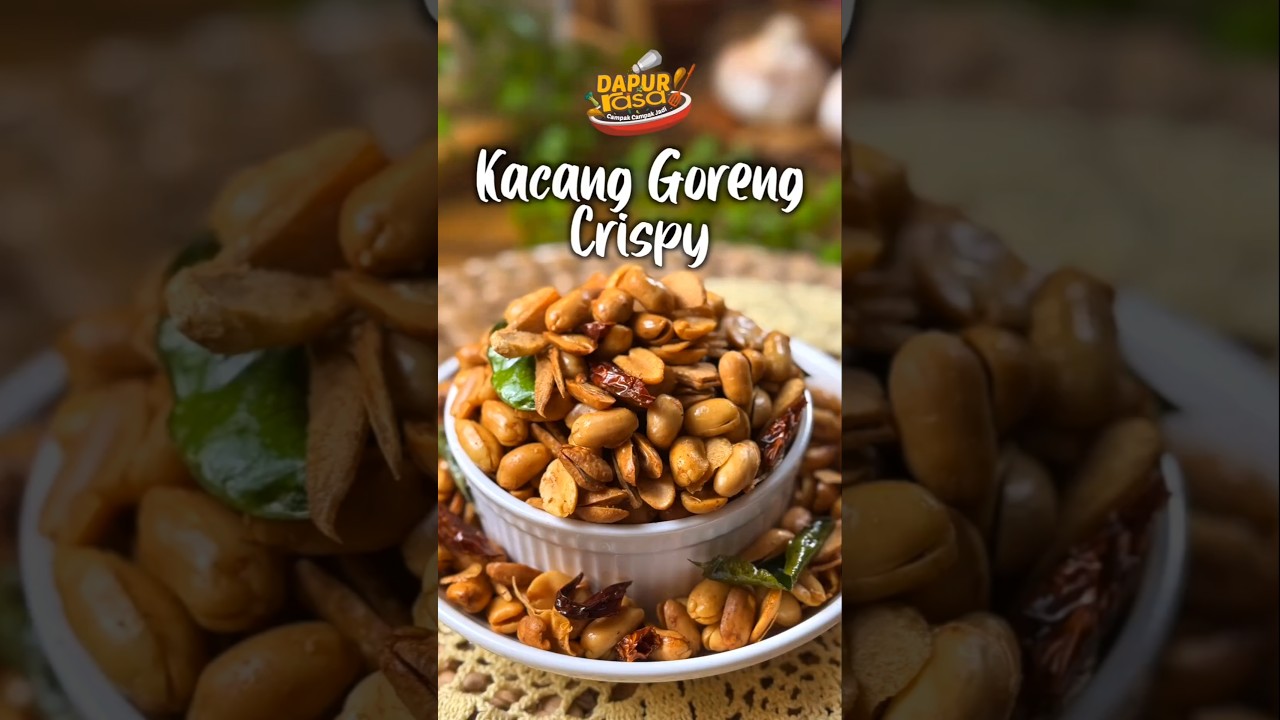 Kacang Goreng Crispy Sangat Sedap! Sekali Cuba Susah Nak Berhenti.