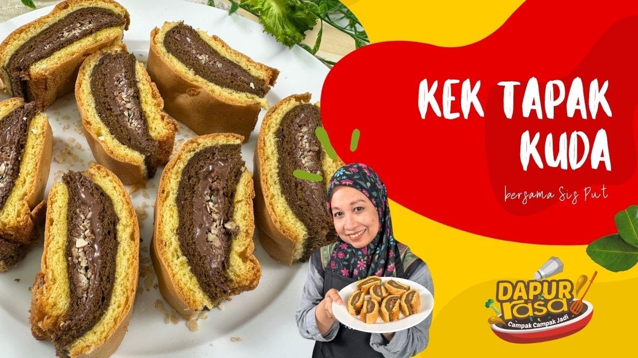 Kek Tapak Kuda Viral, Sedap Hingga Menjilat Jari