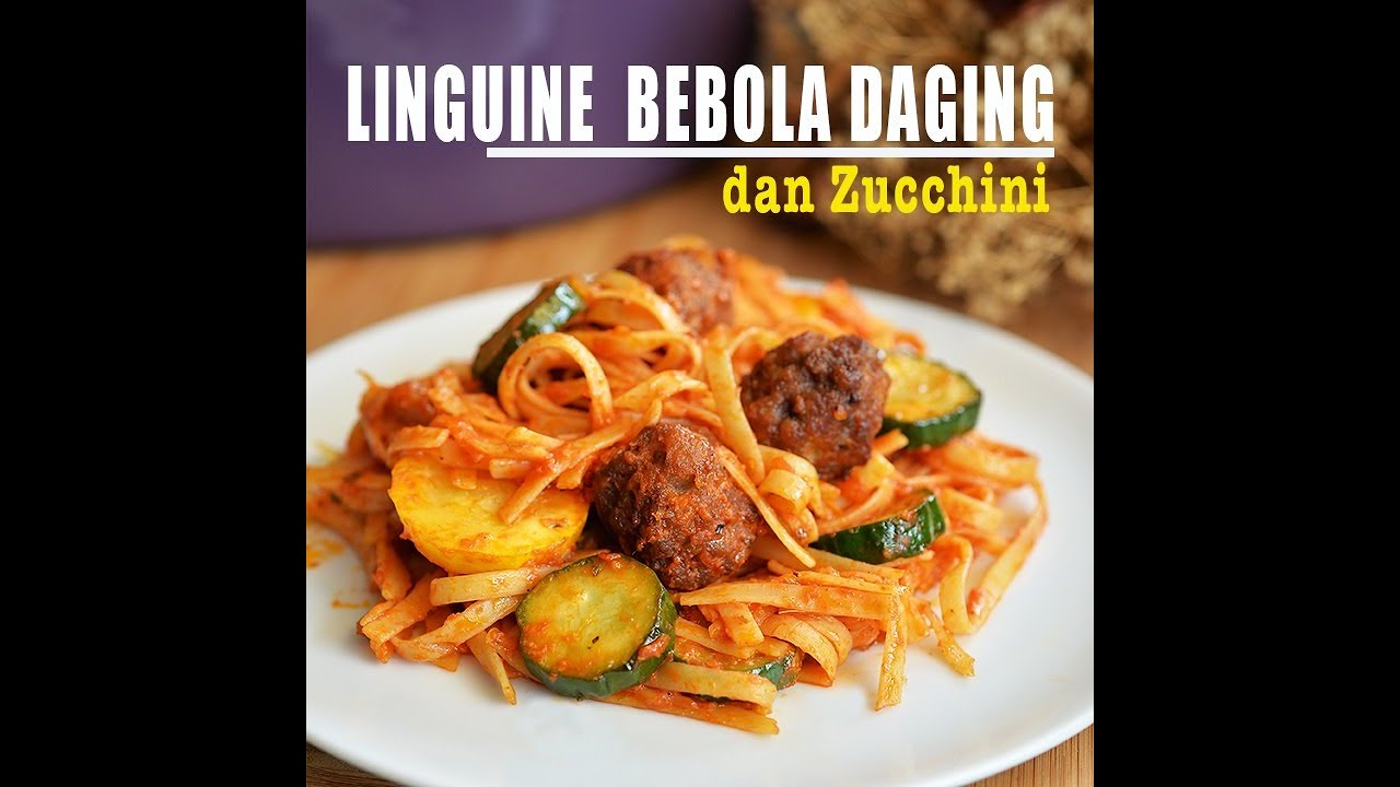 Linguine Bebola Daging & Zucchini | Gerenti Jadi