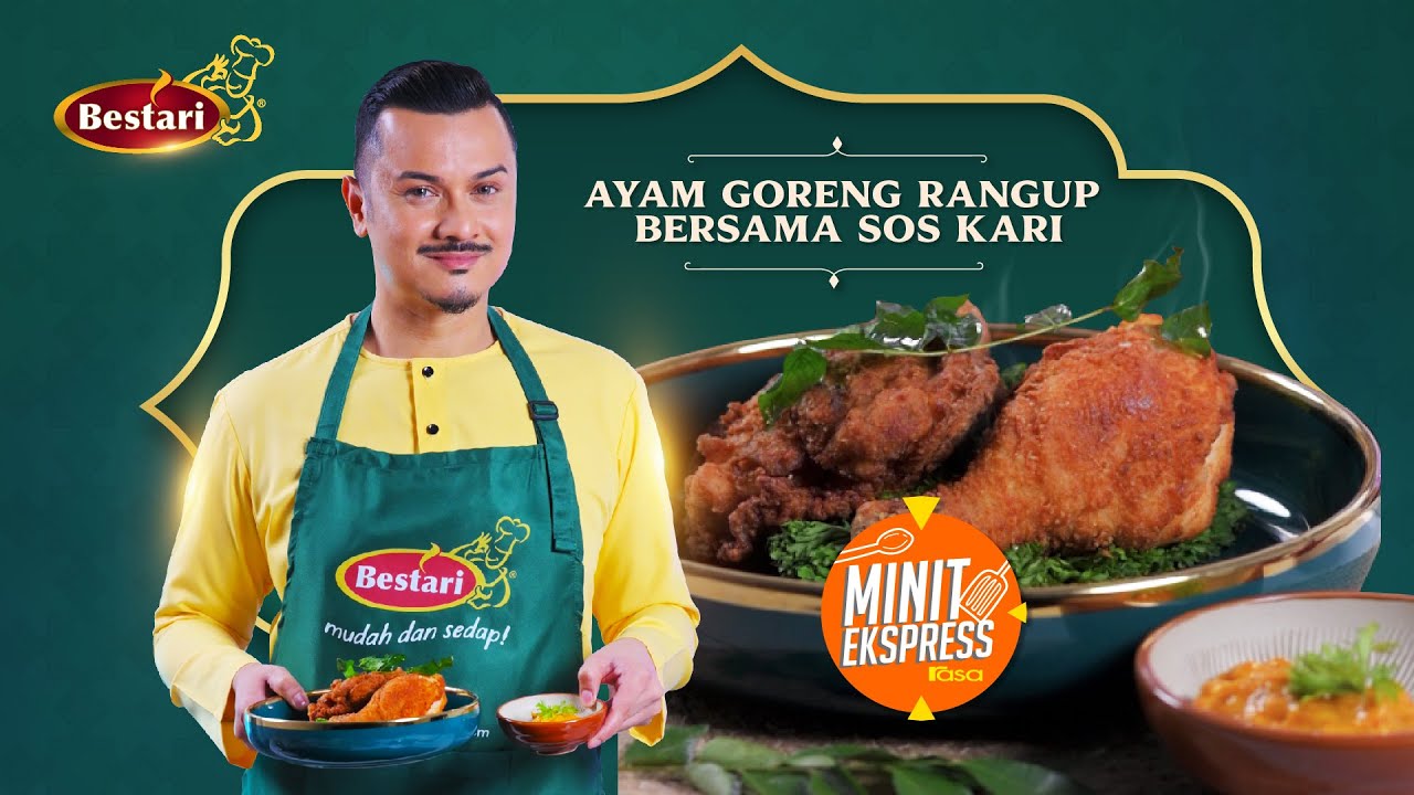 Sedapnyaa Dato’ Fazley Masak Ayam Goreng Rangup Bersama Sos Kari
