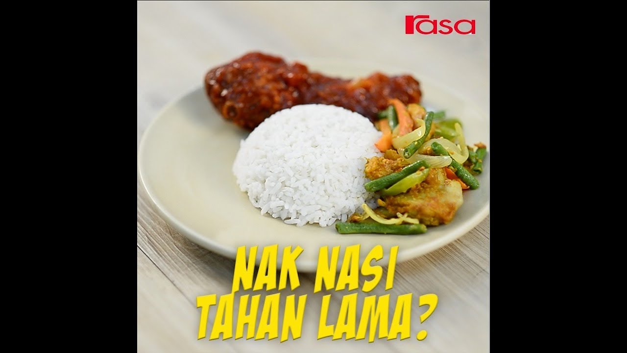Nasi Tahan Lebih Lama Guna 2 Bahan Asas Sahaja!  Rasa Tip & Trik
