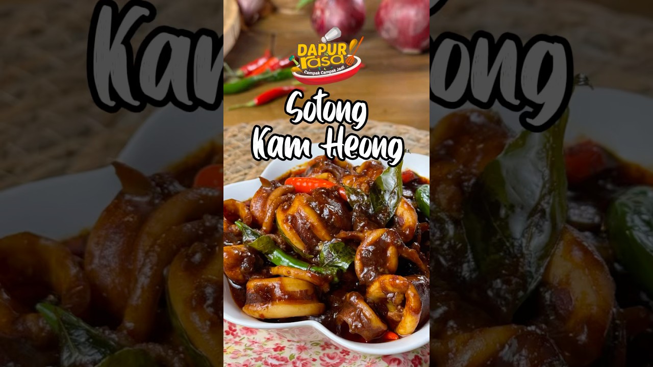 Sotong Kam Heong Padu Pedas Wangi!
