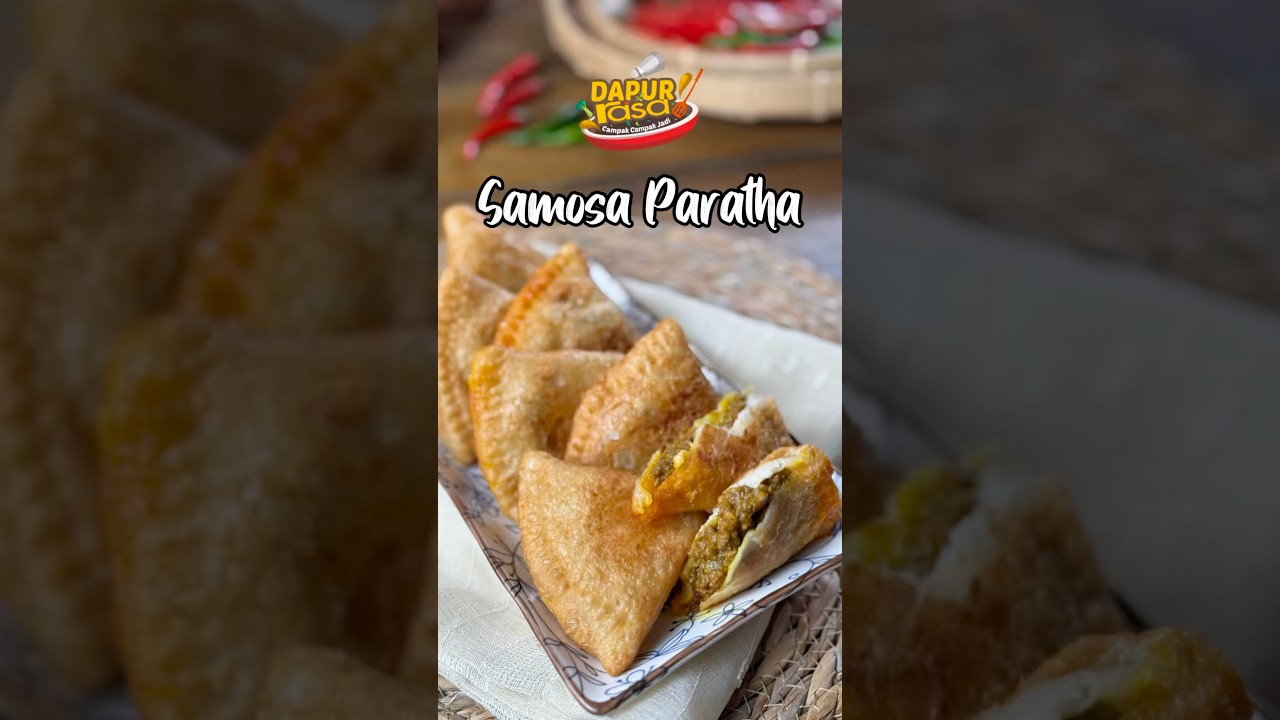 Samosa Paratha Homemade, Luar Garing, Dalam Berempah!
