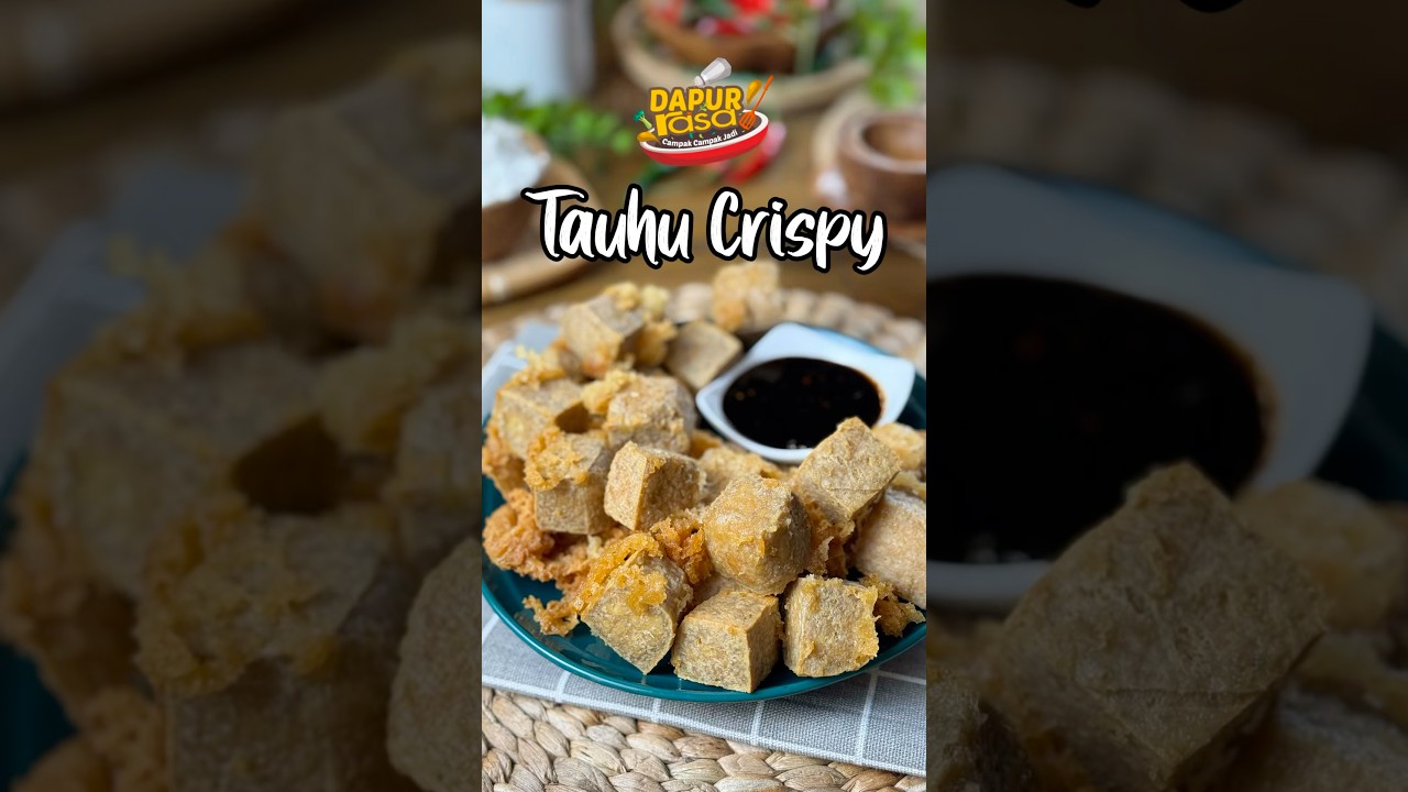 Tauhu Crispy Paling Senang. Rangup di Luar, Lembut di Dalam!