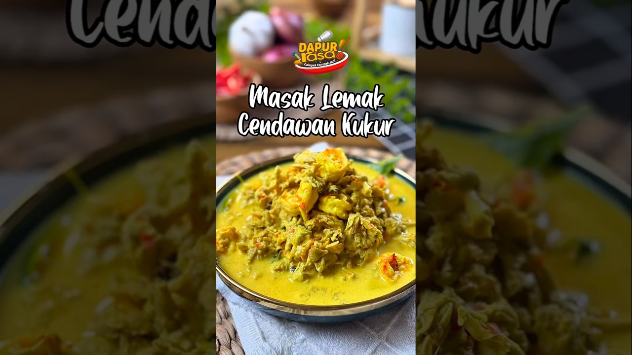 Rasa Kampung Asli! Resipi Masak Lemak Cendawan Kukur Ni Memang Sedap!
