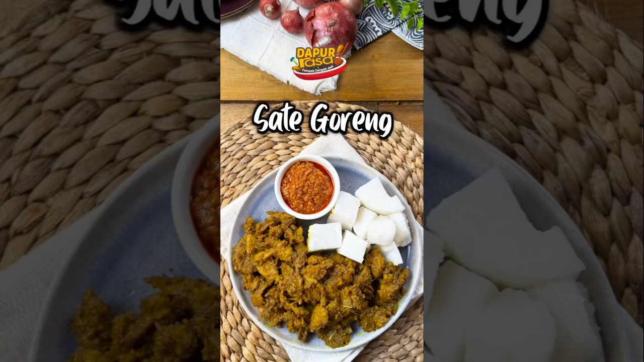 Sedap & Tak Perlu Bakar. Resipi Sate Goreng Ni Memang Buat Tak Henti Makan