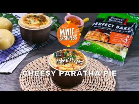 Cheesy Paratha Pie