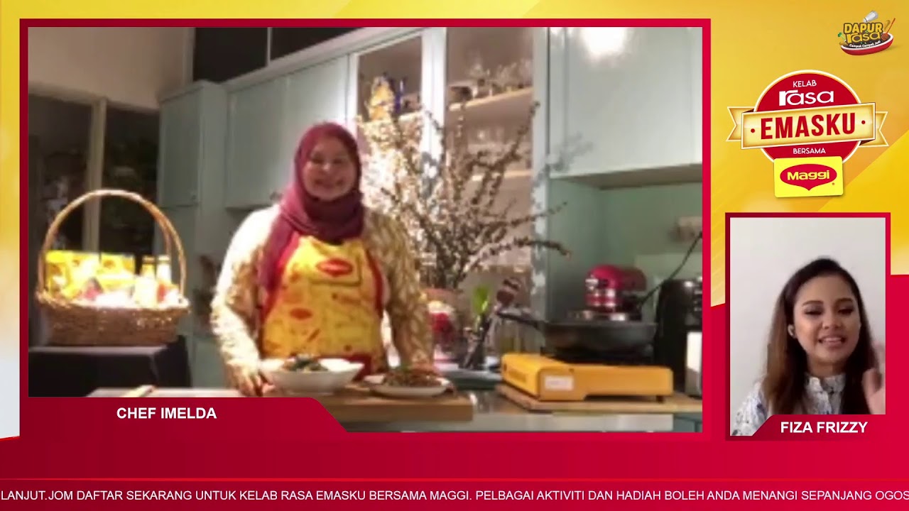 Projek Air Tangan Emas Bersama Chef Imelda Dan Maggie