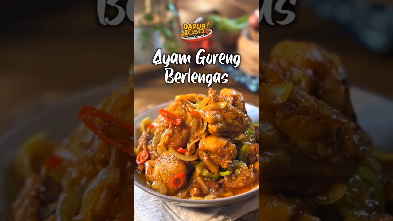Terlajak Sedap Sampai Jilat Jari! Resipi Ayam Goreng Berlengas Ni Memang Power!