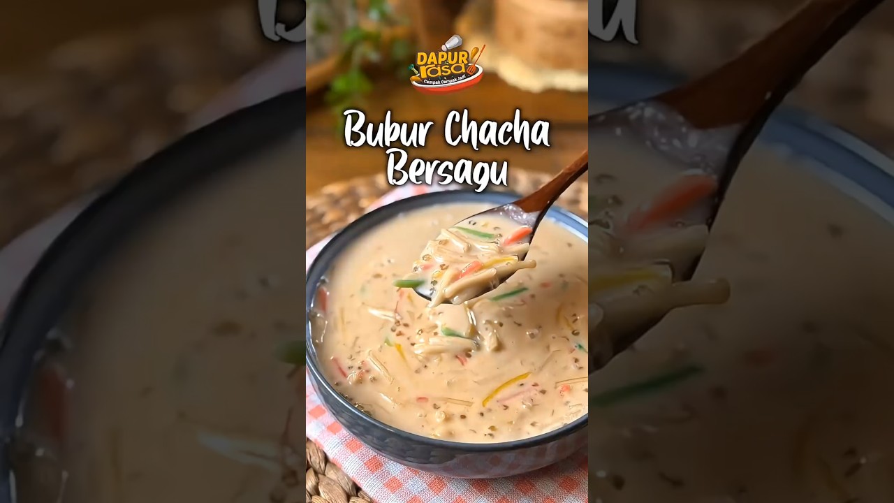 Lemak Manis Berkrim! Bubur Cha Cha Bersagu Ni Memang Buat Tak Cukup Semangkuk