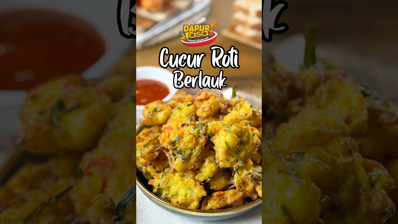 Cucur Roti Berlauk, Lebihan Roti Jadi Kudapan Rangup