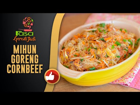 Resipi Masakan Petang Mihun Goreng Cornbeef | Gerenti Jadi S3 EP7