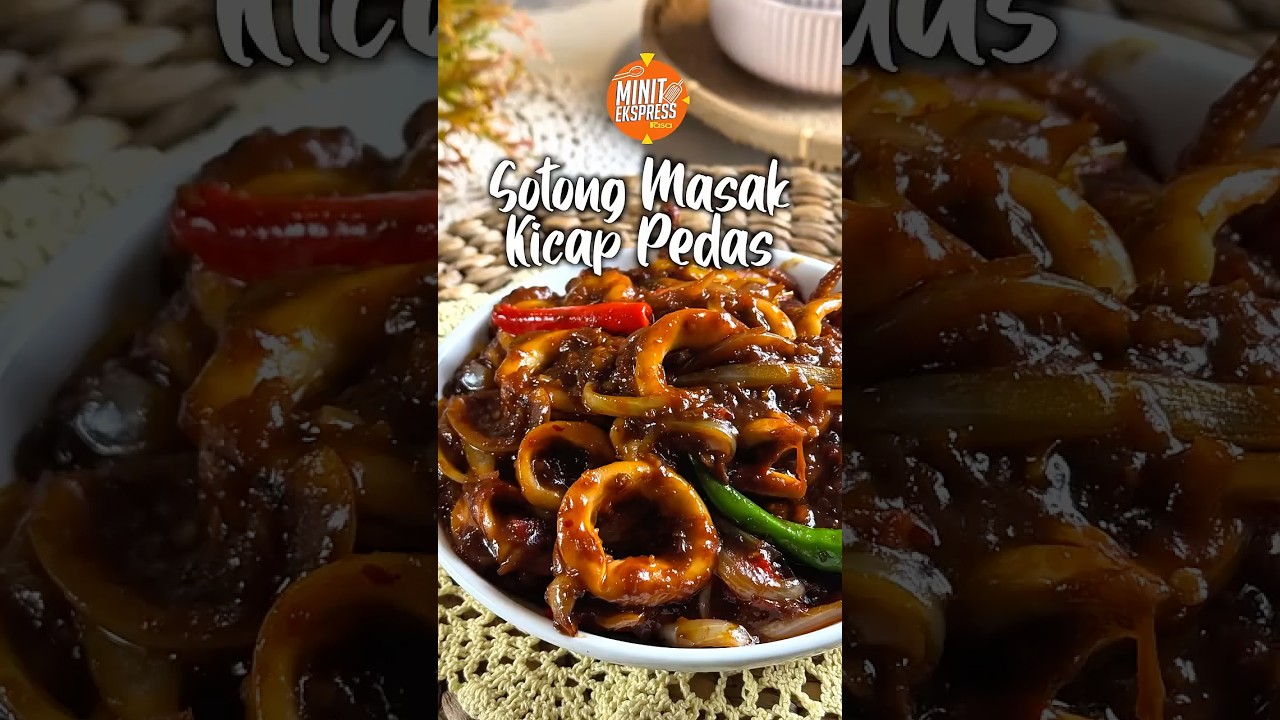 Sotong Masak Kicap Pedas, Menu Ringkas Yang Memikat Selera