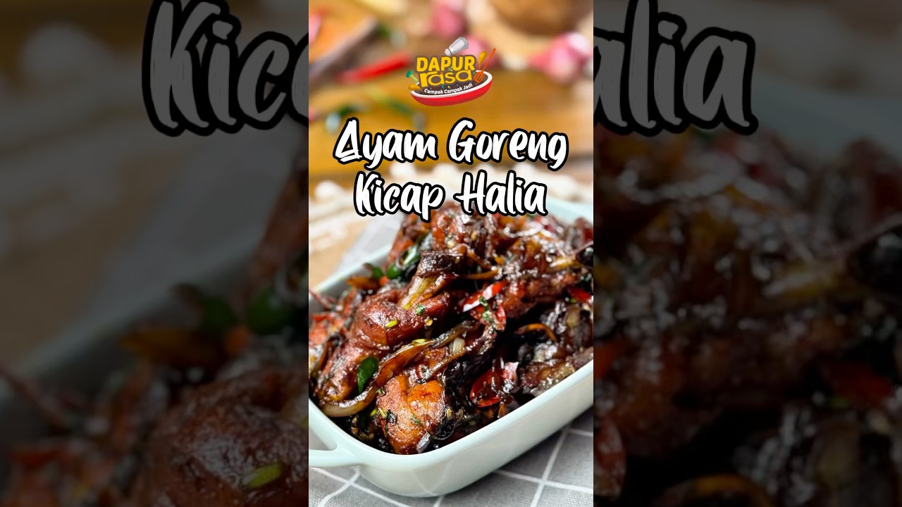 Ayam Goreng Kicap Halia, Tak Sampai 30 Minit, Siap!