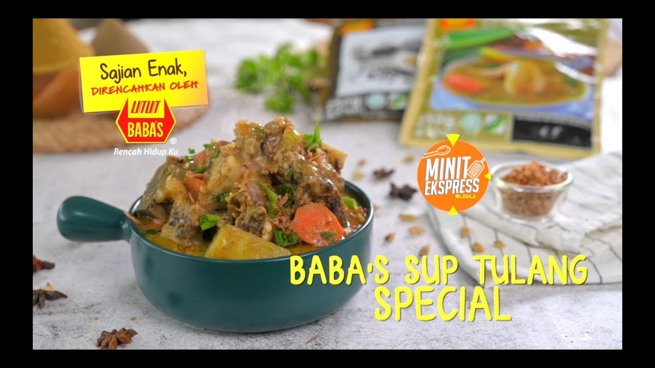 BABA’S Sup Tulang Special | Minit Eksrpress
