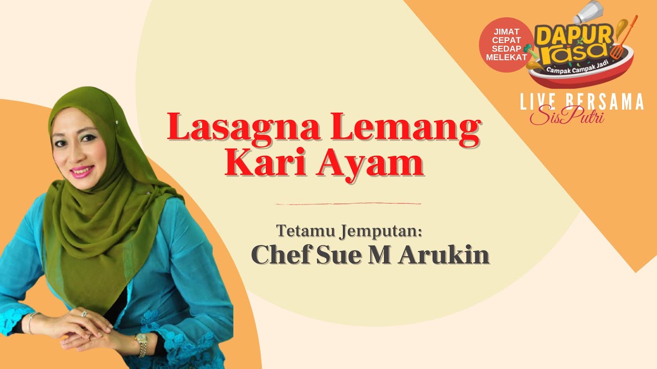 Lasagna Lemang Kari Ayam | Dapur Rasa Live