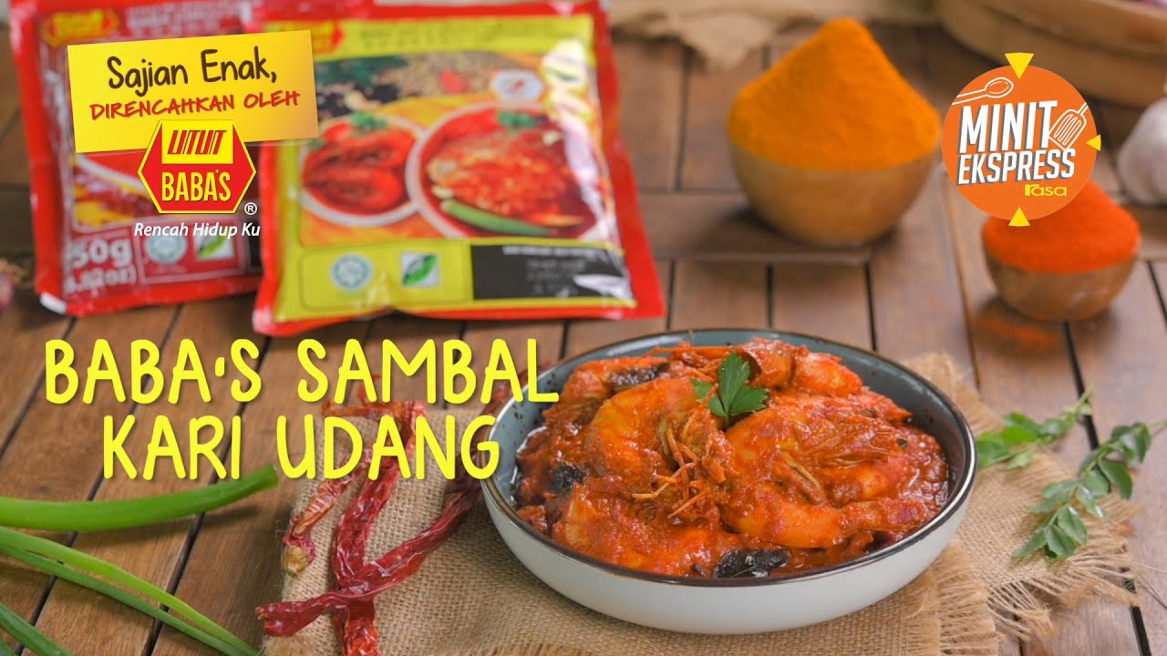 BABA'S Sambal Kari Udang | Minit Ekspress