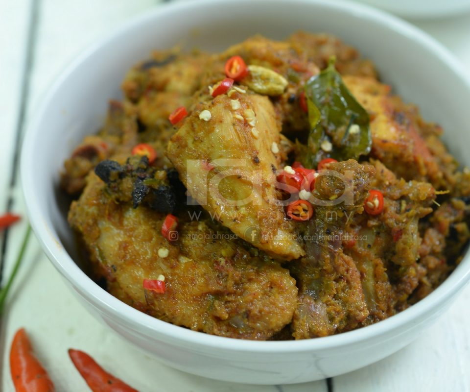 Resipi Rendang Ayam Minang - Ke Kartasura