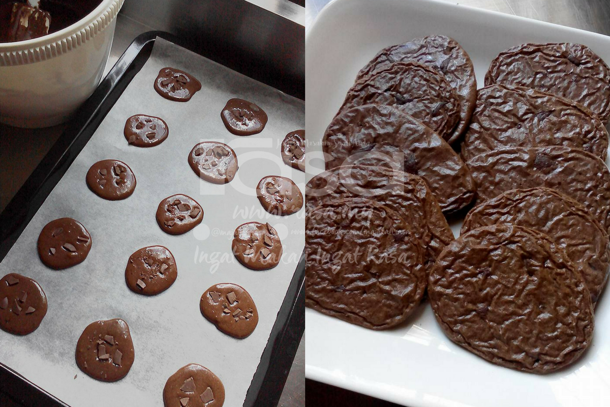 Buat brownies cara biskut