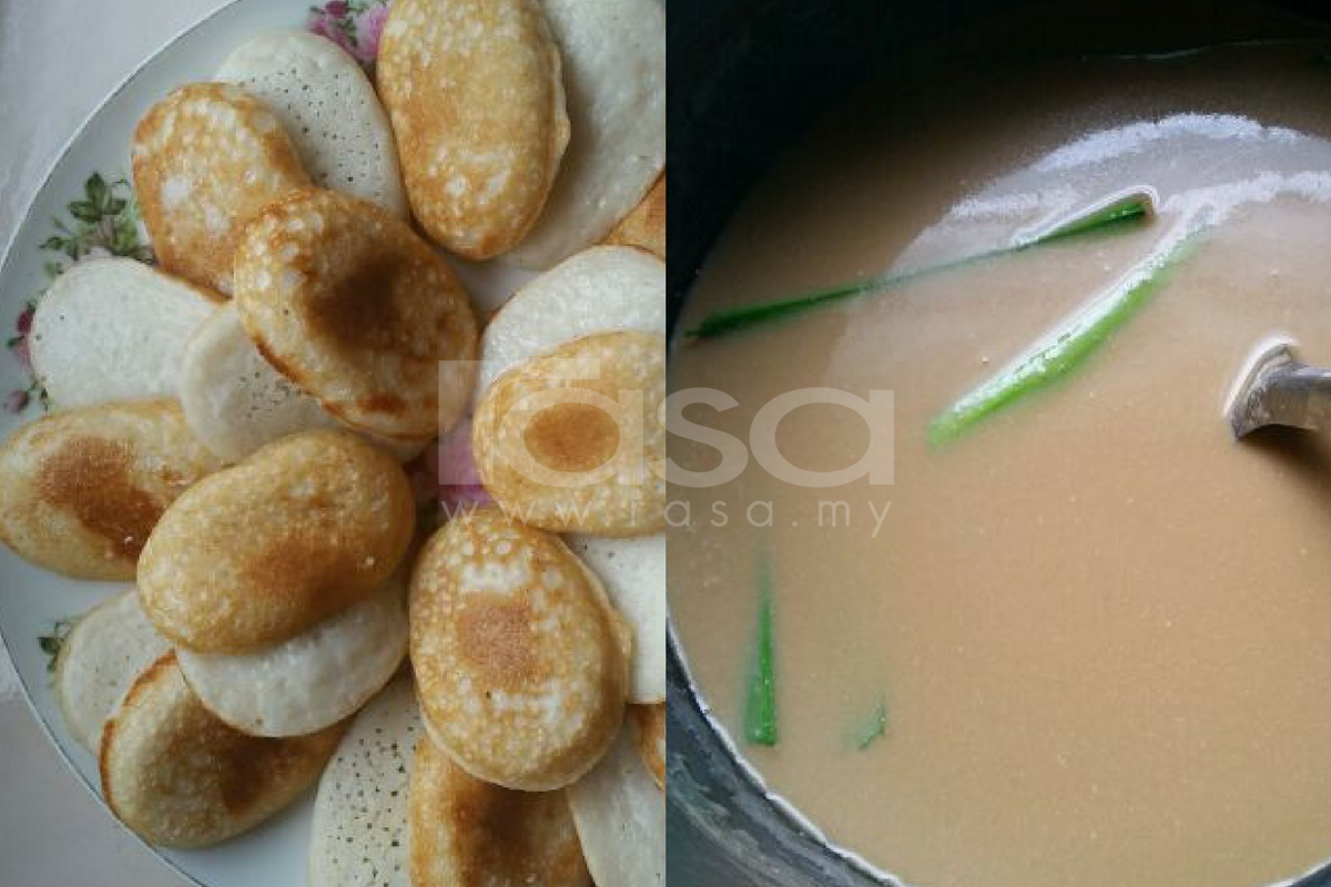 Kuih Serabai Lembut & Gebu Cicah Kuah Manis Gula Melaka - RASA