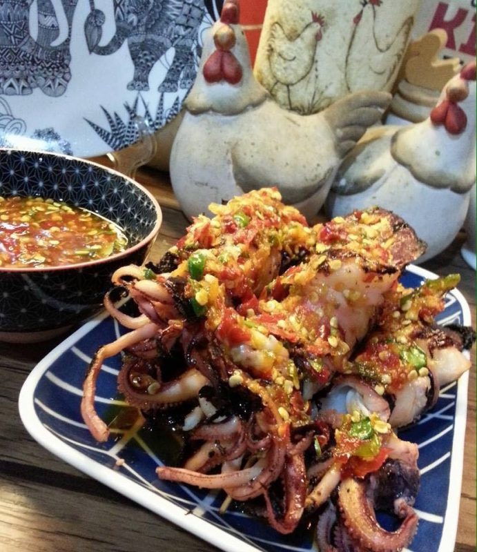 Sotong Bakar Thai Masak Lebih Kalau Tak Menyesal - RASA