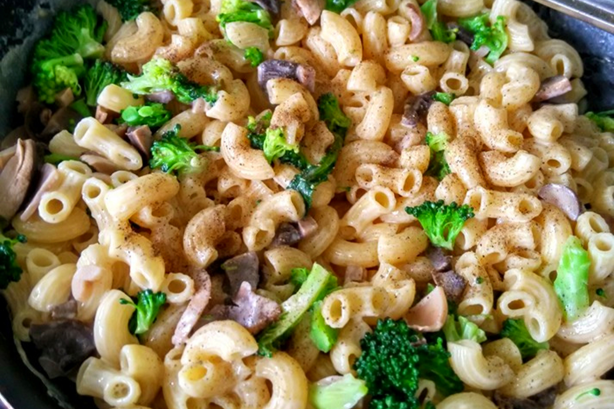 Cara Masak Makaroni Cheese Brokoli &#038; Cendawan Super Yummy.