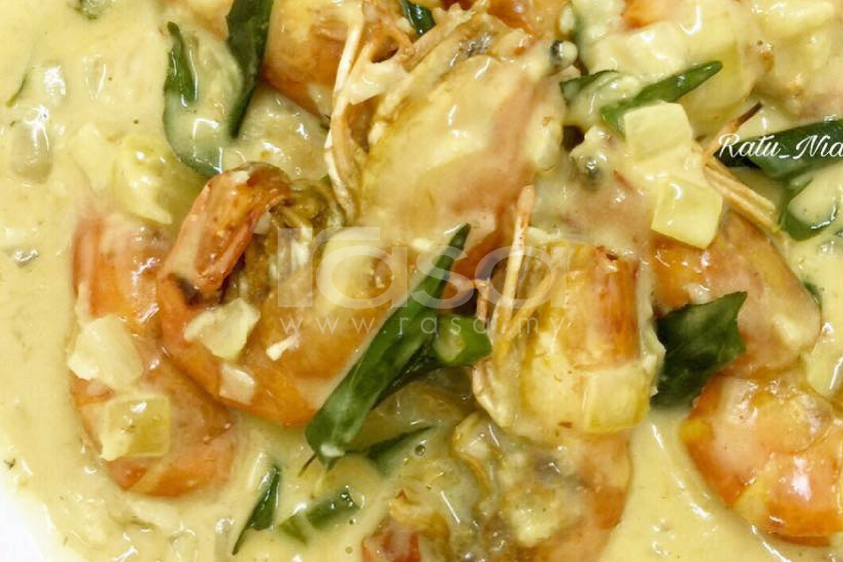 Udang Masak Buttermilk Jadi Sedap Bila Cukup Lemak, Masin 