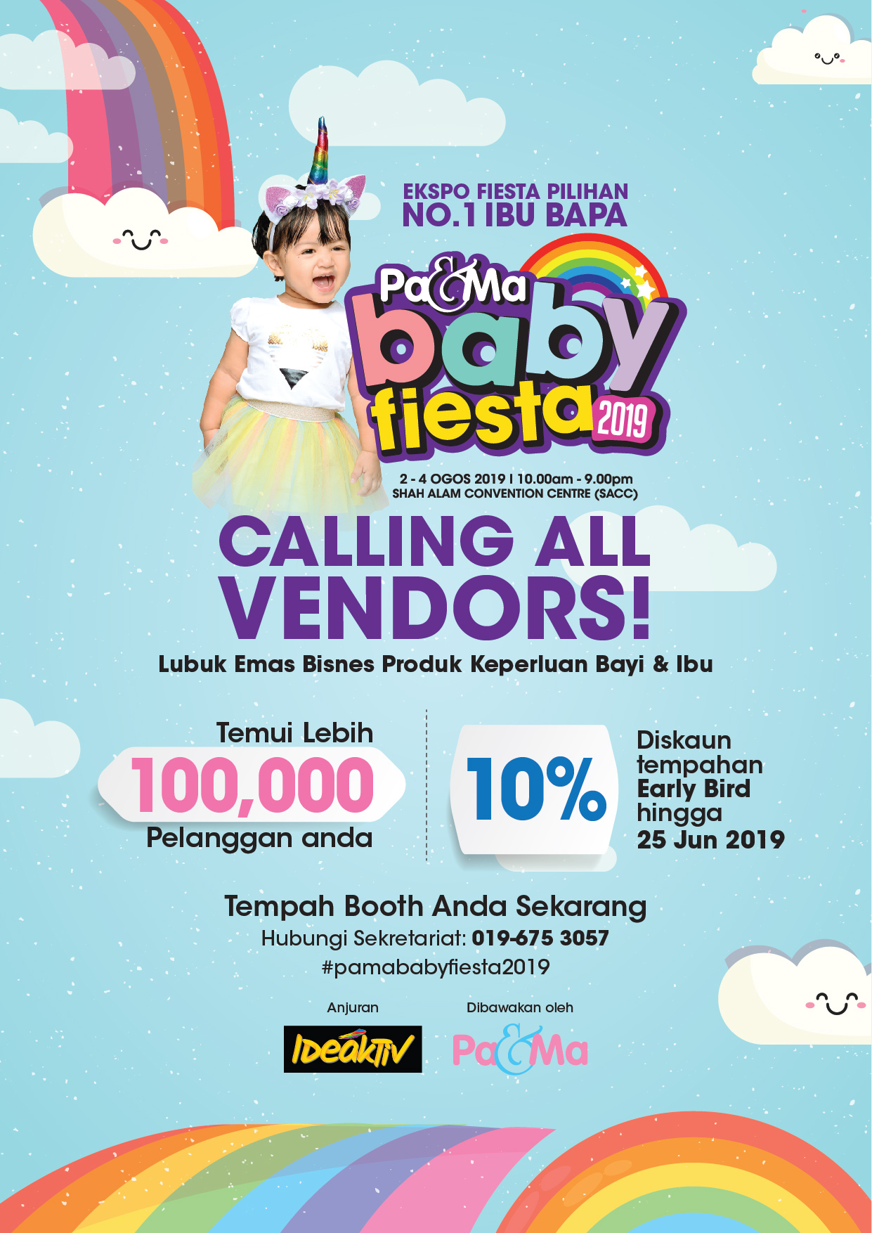 Nak Berniaga di Pa&Ma Baby Fiesta? Ini Info Yang Anda Perlu Tahu?