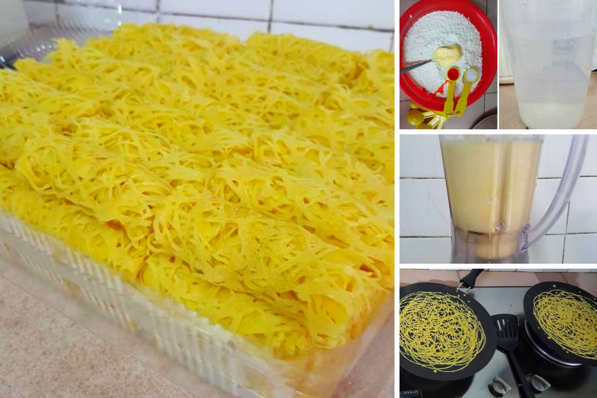 Sukatan Bahan Masak Roti Jala Untuk Bancuhan 1 Kg Tepung.